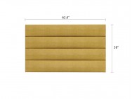 NEW Royal Vertical Queen 2 Seat Sofa and Headboard 1/2 Set