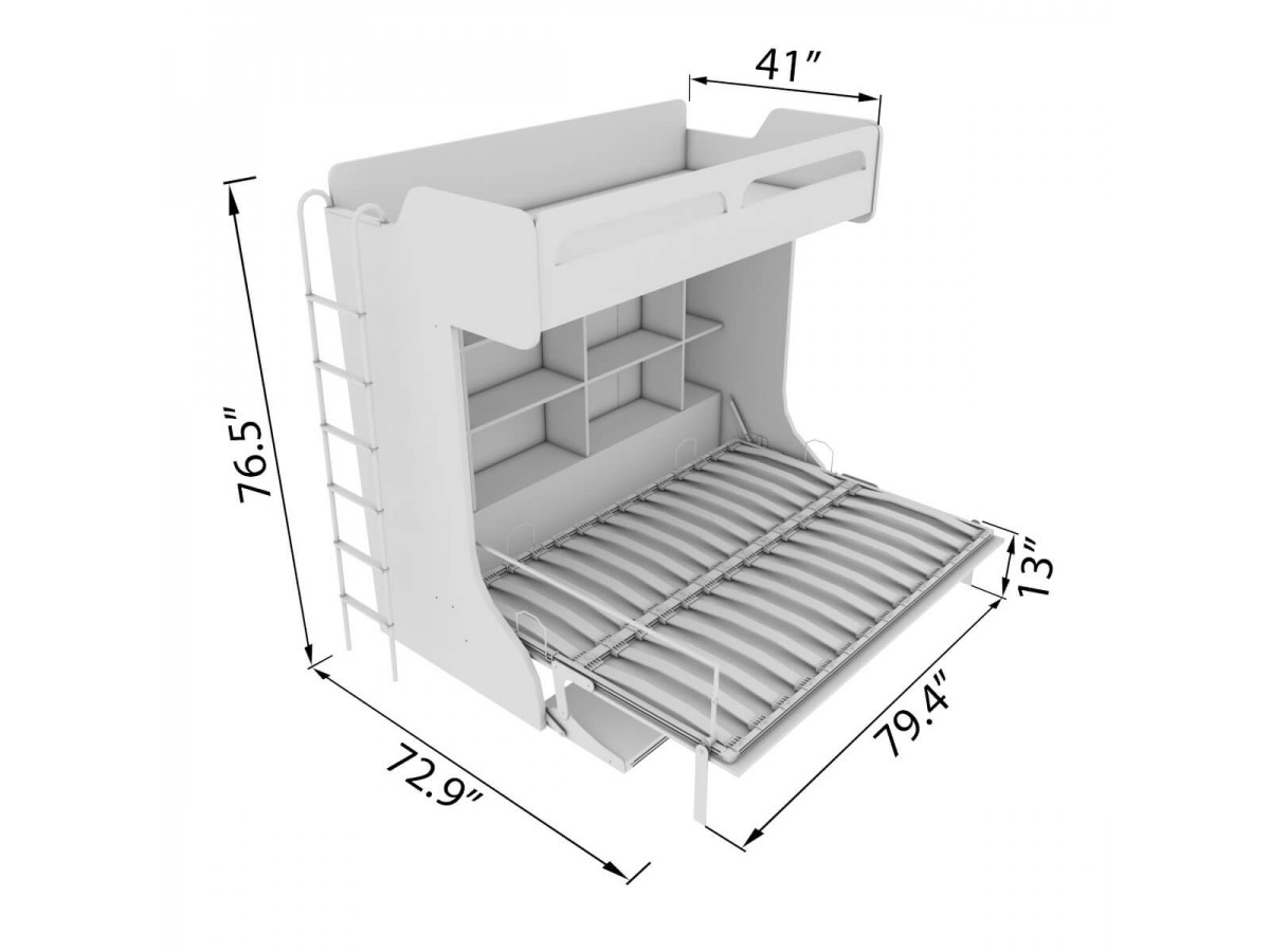 double murphy bunk bed
