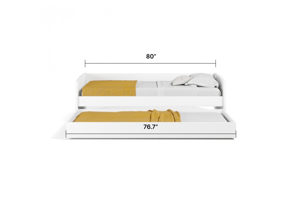 Twin XL Sofa Bed with Trundle