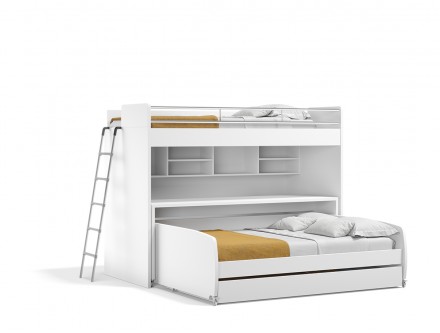 NEW Bel Mondo Twin Over Full/Full XL Bunk Bed Set