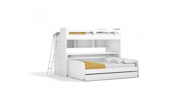 Bel mondo grande twin bunk shop bed for 4 with sofa