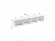 Open Horizontal Queen Bookshelf