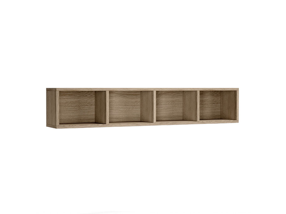 Open Horizontal Queen Bookshelf