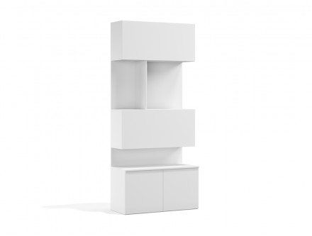 Royal Bookcase with Hidden Desk