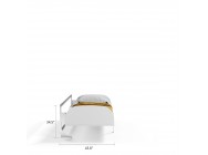 Simple Twin/Twin XL Murphy Wall Bed