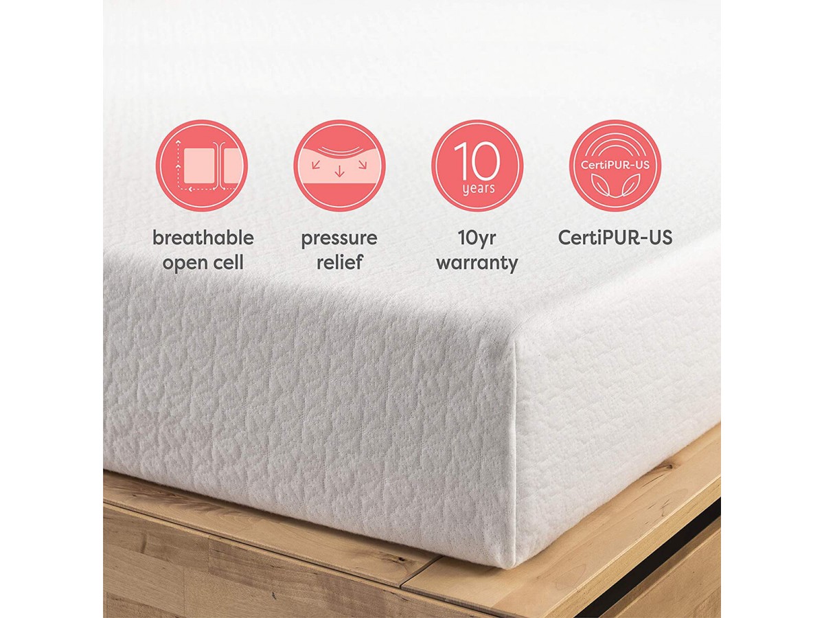 Multimo 8 Inch Memory Foam Medium Firm Full Mattress