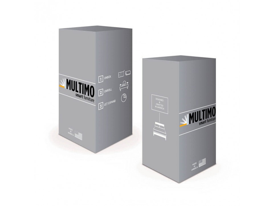 Multimo TWIN XL 10" Memory Foam MEDIUM FIRM Mattress