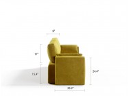Royal Horizontal Queen 2 Seat Storage Sofa