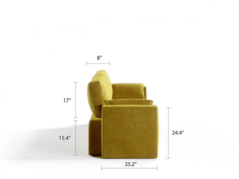 Royal Horizontal Queen 2 Seat Storage Sofa