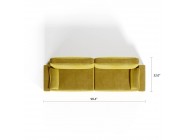 Royal Horizontal Queen 2 Seat Storage Sofa
