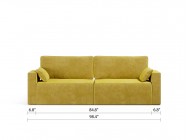 Royal Horizontal Queen 2 Seat Storage Sofa