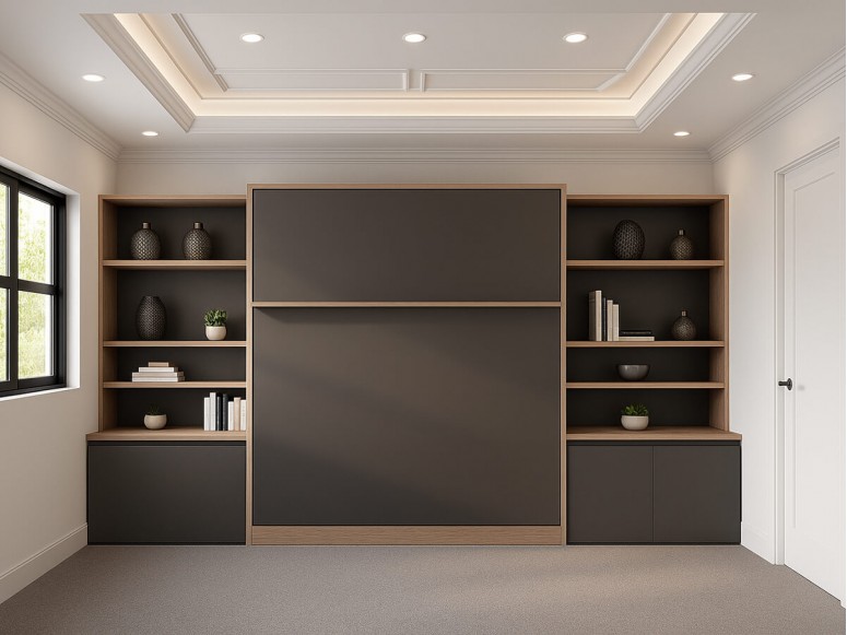 Miami-inspired design showcasing the Royal King Murphy Bed.