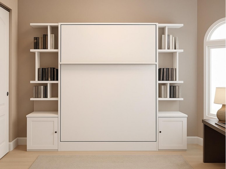 Fort Lauderdale-inspired detail shot of the Royal Queen Murphy bed.