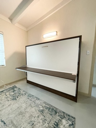 Spazio - Full Size Wall Bed with Desk