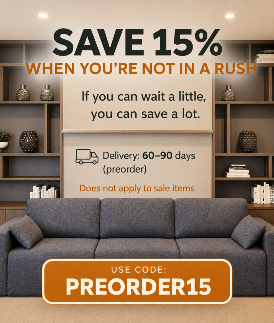 Save 15% When You’re Not in a Rush
