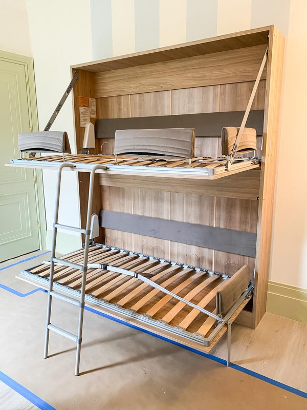 Pensiero Twin Wall Bunk Bed 2