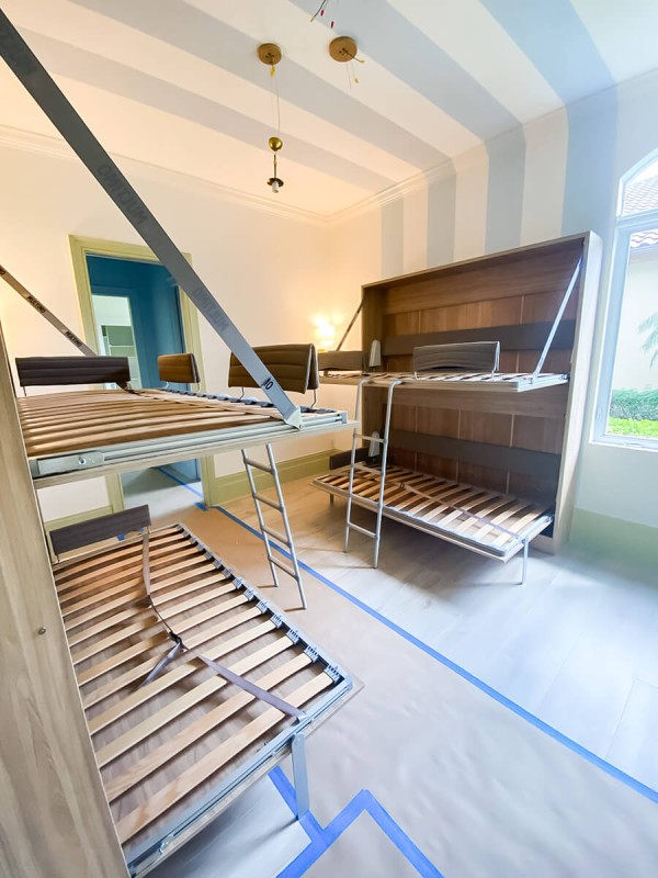 Pensiero Twin Wall Bunk Bed 3