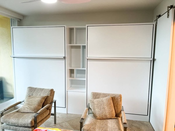 ROYAL Full Wall Bed with Bookcase 1