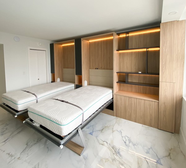 ROYAL Full Wall Bed with Bookcase 8