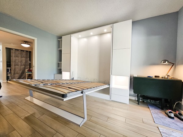 ROYAL Queen Wall Bed with Bookcase Set 134