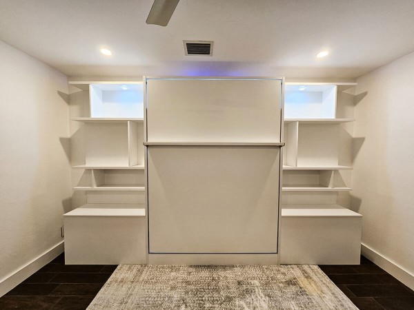 ROYAL Queen Wall Bed with Bookcase Set 138