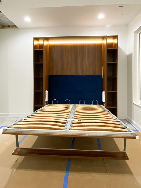 ROYAL Queen Wall Bed with Bookcase Set 168