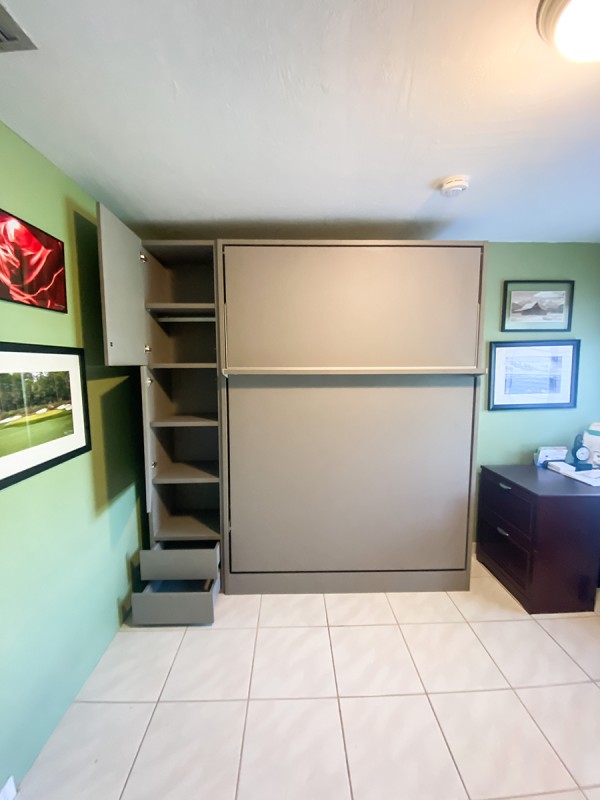 ROYAL Queen Wall Bed with Bookcase Set 177