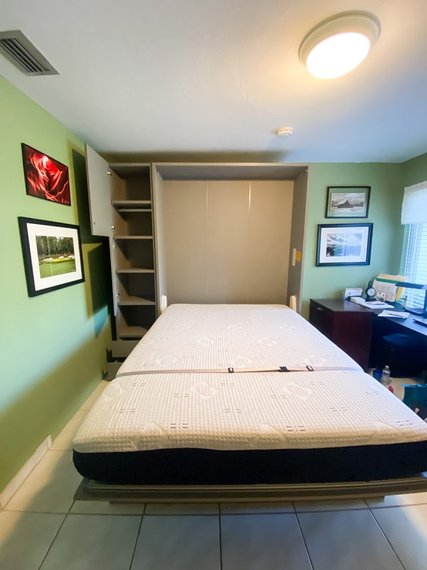 ROYAL Queen Wall Bed with Bookcase Set 178