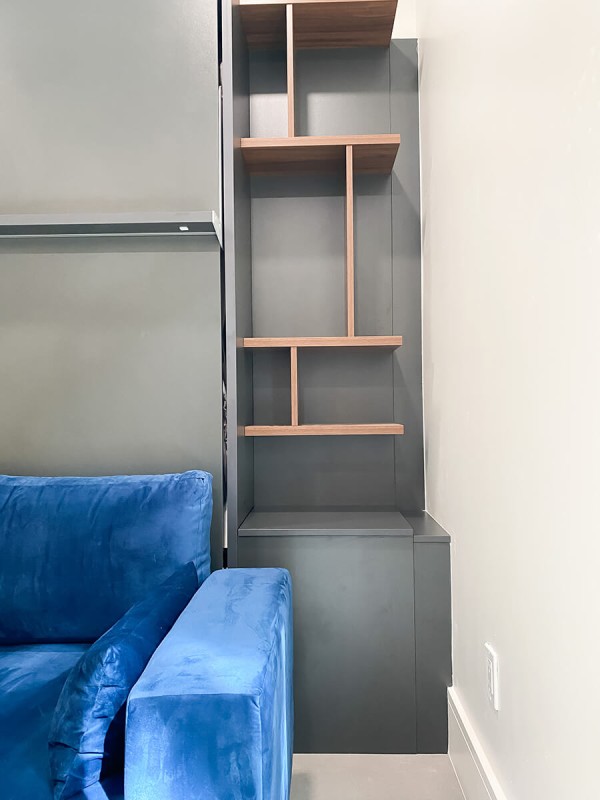 ROYAL Queen Wall Bed with Sectional Sofa Wardrobe and Bookcase Set 31