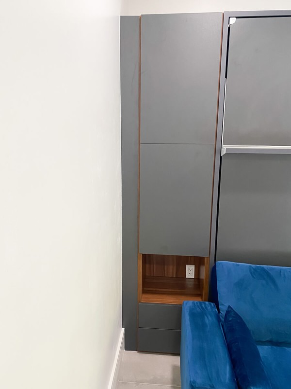 ROYAL Queen Wall Bed with Sectional Sofa Wardrobe and Bookcase Set 32