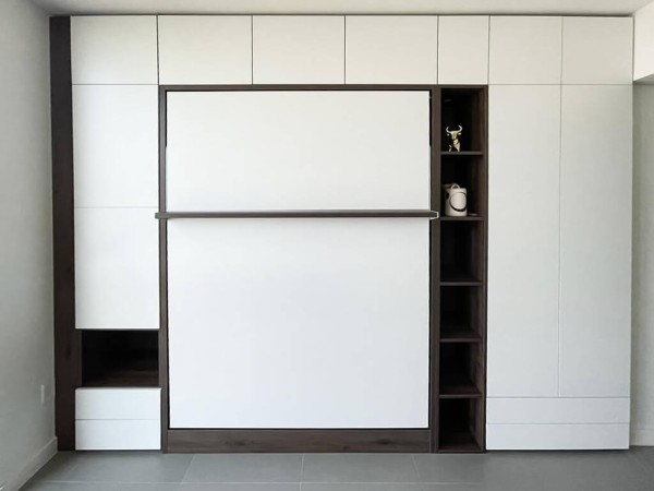 ROYAL Queen Wall Bed with Wardrobes 0