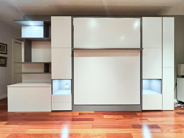 ROYAL Queen Wall Bed with Wardrobes 14