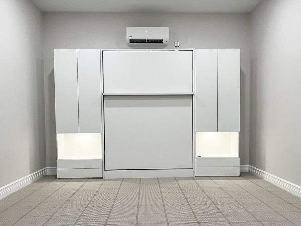 ROYAL Queen Wall Bed with Wardrobes 30