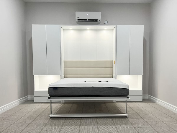 ROYAL Queen Wall Bed with Wardrobes 31