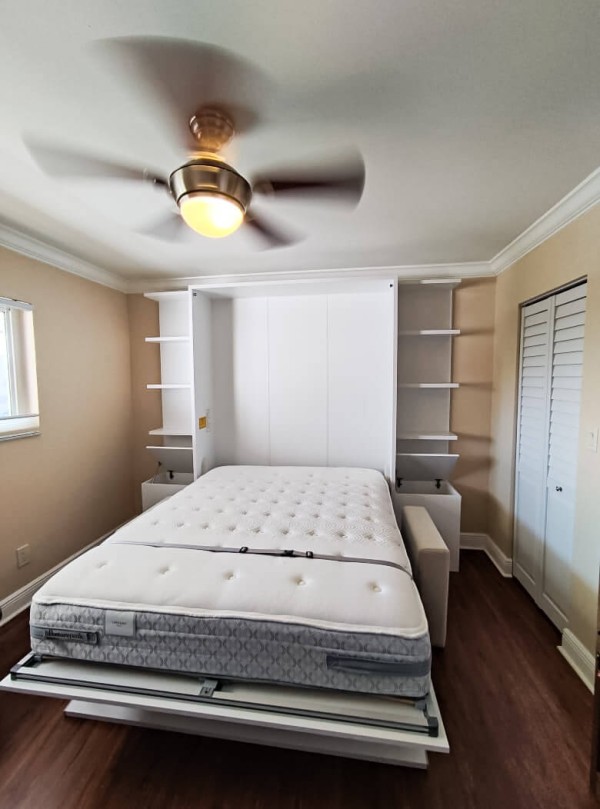 ROYAL Queen Wall Bed with Wardrobes 46