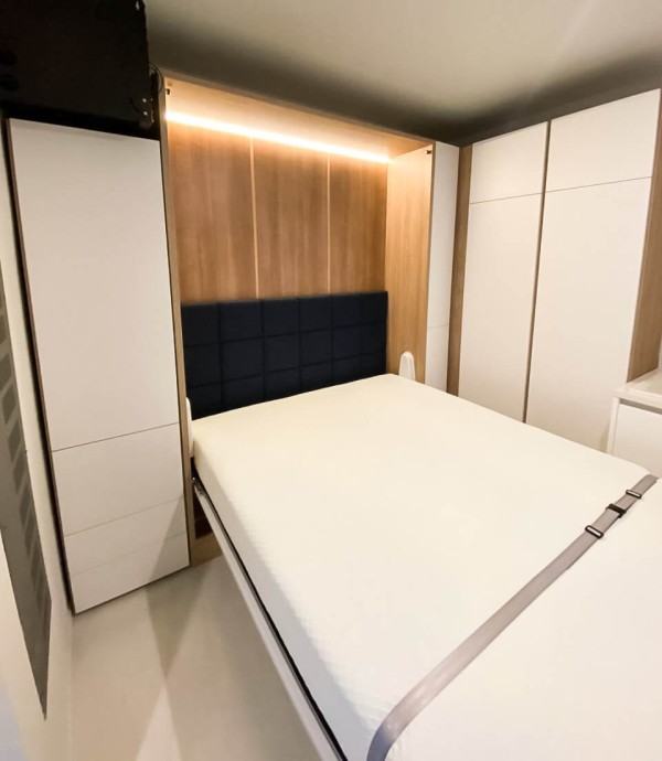 ROYAL Queen Wall Bed with Wardrobes 61