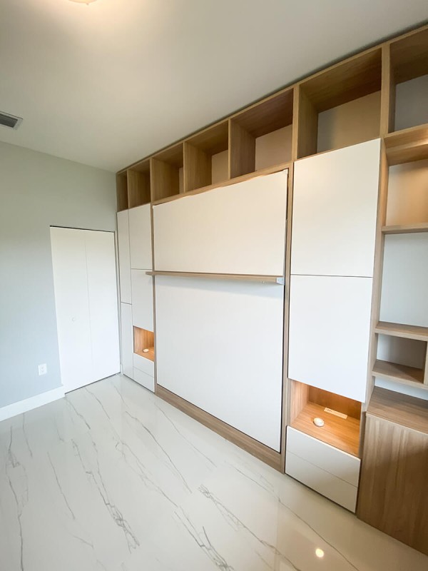 ROYAL Queen Wall Bed with Wardrobes and Bookcase Set 26