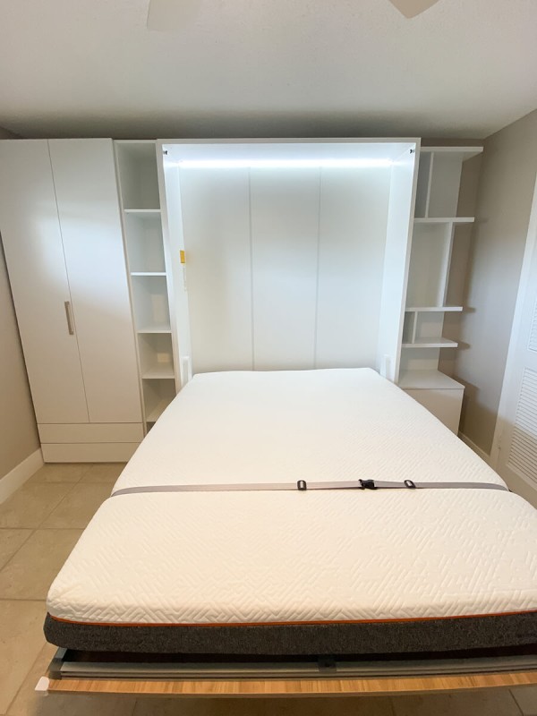 ROYAL Queen Wall Bed with Wardrobes and Bookcase Set 46