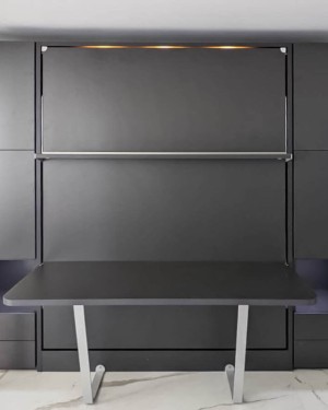 C - Royal Queen Wall Bed With Desk