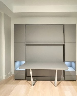 C - Royal Queen Wall Bed With Desk