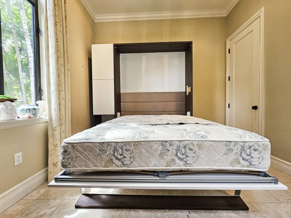 Royal Queen Wall Bed With Desk 59