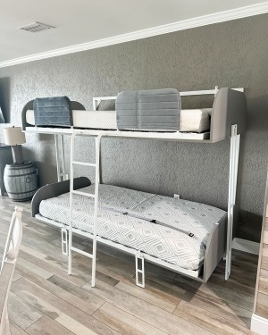 C - Simple Bunk Twin/Twin XL Murphy Wall Bed