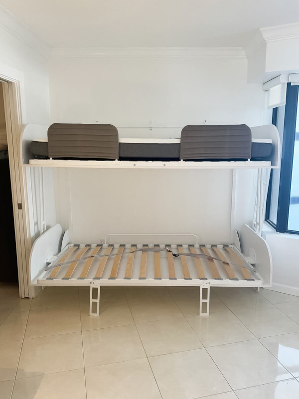 Simple Bunk Twin Twin XL Murphy Wall Bed 5