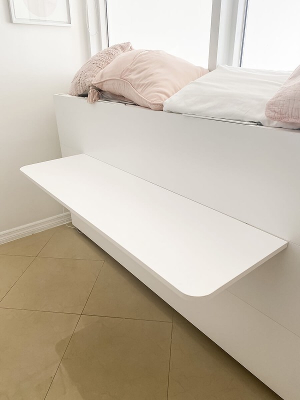 Simple Twin Twin XL Murphy Wall Bed with Desk 1