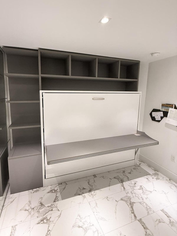 Spazio - Full Size Wall Bed with Desk