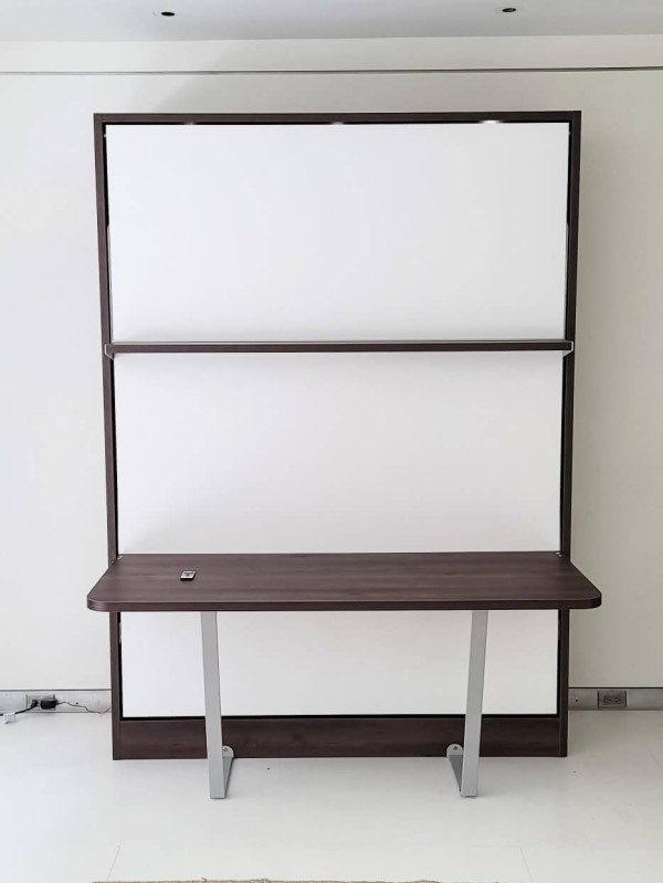 Royal Queen Wall Bed With Desk 13