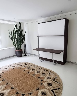 C - Royal Queen Wall Bed With Desk