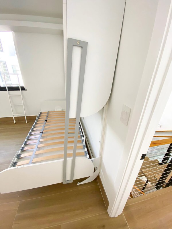 Simple Bunk Twin Murphy Wall Bed 32