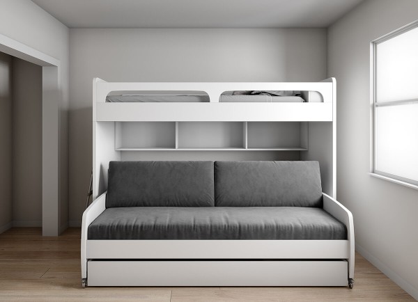 Bel Mondo Twin Over Twin Twin XL Bunk Bed Set 0