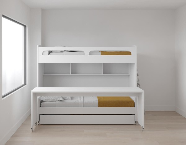 Bel Mondo Twin Over Twin Twin XL Bunk Bed Set 8